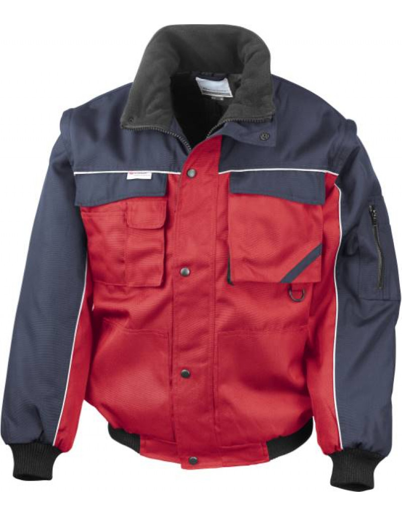 Jachetă de lucru cu mâneci detașabile